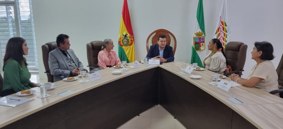 Embajada de Colombia realiza su primera visita del año a Santa Cruz de la Sierra