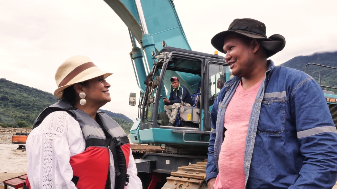Empresarios colombianos y Embajada de Colombia visitan municipios mineros del Norte de La Paz