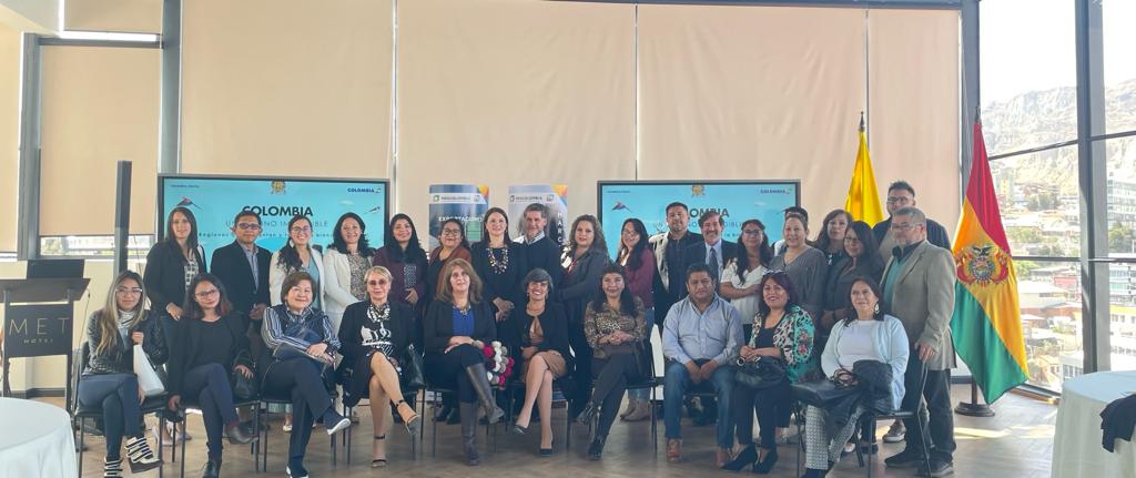 La Embajada de Colombia y ProColombia concluyen visita de promoción turística en Bolivia