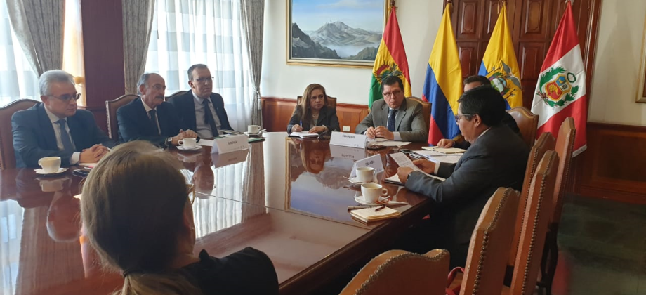 Delegado de Colombia participó en la elección de los Magistrados Principales y Suplentes del Tribunal Andino de Justicia tanto de Perú como del Estado  de Bolivia
