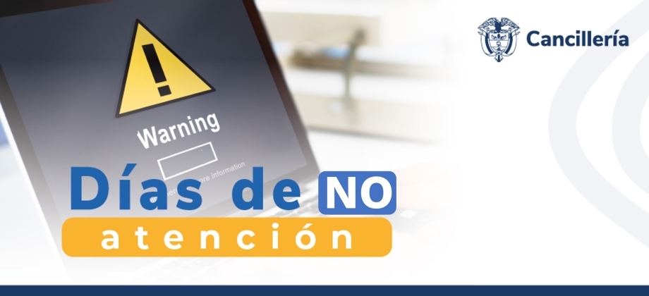 Embajada de Colombia en Bolivia y su sección consular no tendrán atención al público el 2 de noviembre de 2023