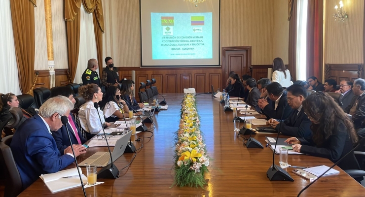 Colombia y Bolivia celebran su VII Reunión de la Comisión Mixta de Cooperación Técnica, Científica, Tecnológica, Cultural y Educativa