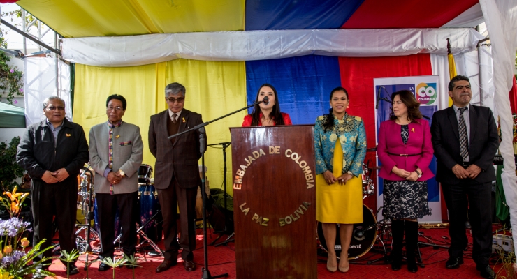 Embajada de Colombia celebró los 209 años de la Independencia de Colombia