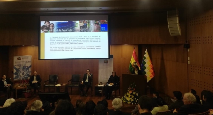 Embajada de Colombia en Bolivia participó en Encuentro de la Cooperación Sur-Sur: Uniendo Lazos de Hermandad para la Complementariedad de los Pueblos