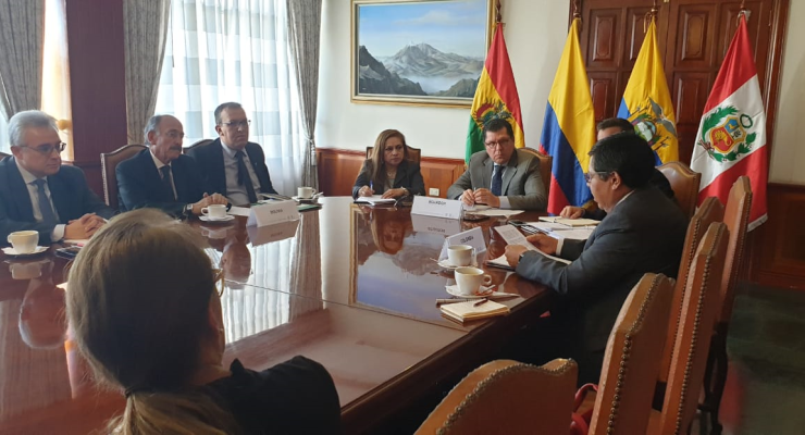 Delegado de Colombia participó en la elección de los Magistrados Principales y Suplentes del Tribunal Andino de Justicia tanto de Perú como del Estado  de Bolivia