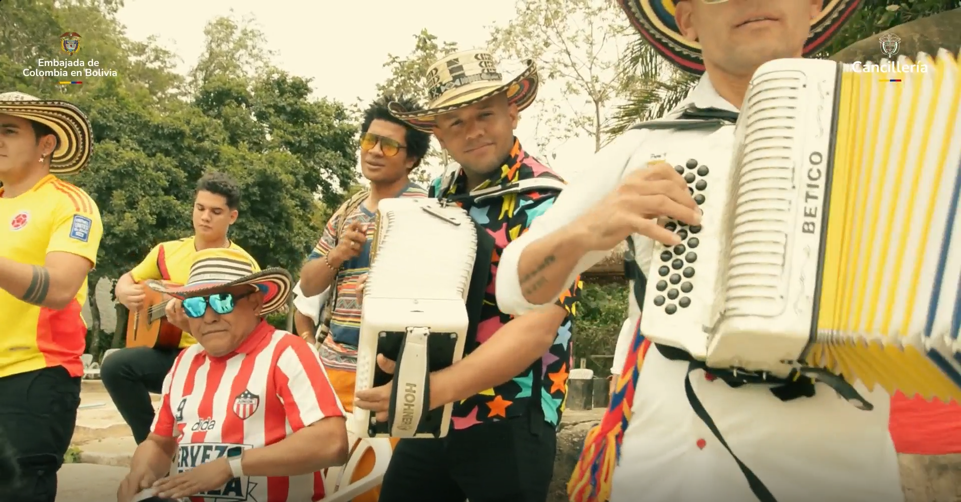 Embajada de Colombia en Bolivia presenta el videoclip "Amanecer" en el marco de la celebración del Día de la Independencia Nacional
